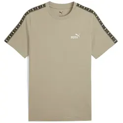 PUMA T-Shirt ESS TAPE TEE Regular Fit Passform, sportlicher Stil, Rundhalsausschnitt grün S (44/46)