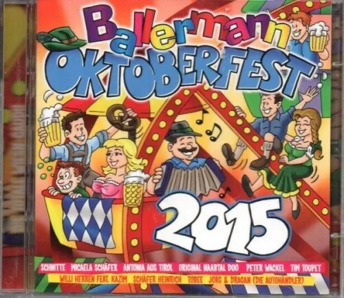 Ballermann Oktoberfest 2015 - Various - 2 CD - Neu / OVP