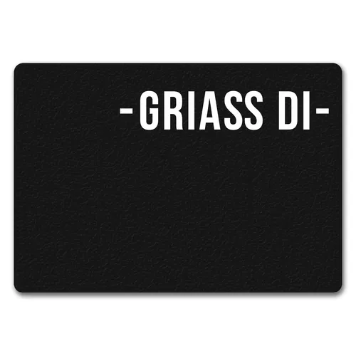 Griaß di Dialektgrüße Fußmatte ohne Rand Fußmatte Fussmatte Fußabtreter