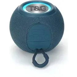 Tragbarer Bluetooth Lautsprecher Soundbox Soundstation Musikbox Radio MP3 SD USB - Blau