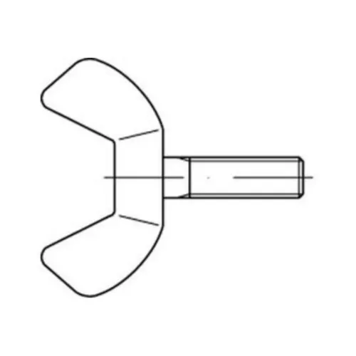 Reyher Flügelschrauben DIN 316 A 2 M 10x40 A 2 (10 Stück)