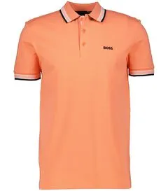BOSS Paddy Poloshirt - Herren Poloshirt im Regular Fit mit drei Knöpfen und Logo auf der Brust, ideal für einen sportlichen Look.