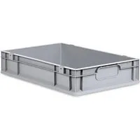 PROREGAL Eurobox NextGen Economy 23L | Robuste Transportbox mit geschlossenem Griff - Transportboxen mit bis zu 400kg Traglast, lebensmittelecht und ideal für effizientes Lagern und stapeln.