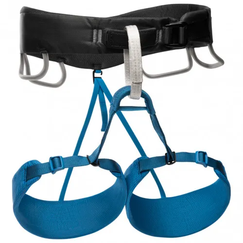 Black Diamond Herren Momentum Klettergurt (Größe 61-69CM, blau) - Klettergurt für Herren, extrem komfortabel und leicht, ideal für alle Kletterarten.