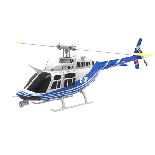Torcster Hubschrauber Bell 206 Jet Ranger blau-weiss 6G 312mm RTF RC Modellbau