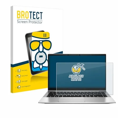 BROTECT Entspiegelungs Schutzglas für HP EliteBook 845 G8 - Extrem Kratzfest und Anti-Reflex - Schutzfolie für HP EliteBook 845 G8, extrem kratzfest (9H) und ultraleicht, reduziert Spiegelungen und Fingerabdrücke für ein klares Display-Erlebnis.