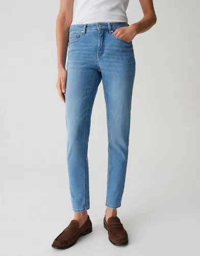 OPUS PANTS Damen Skinny | ENJA Ease Skinny Jeans mit Powerstretch Low Rise Light Sky Blue, 36 L28