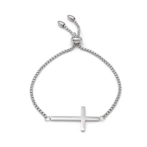 Heideman Armband Crux Damen - Elegantes Armband für Damen aus hochwertigem, silberfarbenem Edelstahl, individuell verstellbar mit Verlängerungskettchen – perfekt für jeden Anlass und hautverträglich für Allergiker.