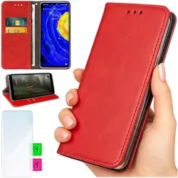 Samsung Galaxy A25 5g Brieftaschenhülle - Rot-blaumond-cover