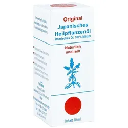 Japanisches Heilpflanzen-öl original - Arzneimittel zur innerlichen und äußerlichen Anwendung, 100% pflanzlich mit schmerzlindernder Wirkung und ideal zum Inhalieren bei Atemwegserkrankungen.