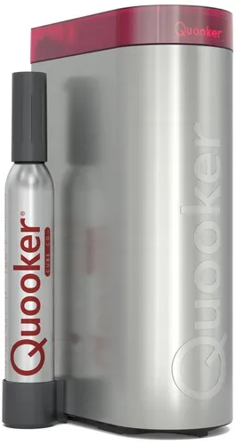 QUOOKER CUBE 2 Nachrüst-Set - Spültischarmaturen: Perfekte Ergänzung für Ihr Quooker System, inklusive CO₂-Zylinder für sprudelndes Wasser.