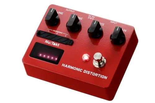 KORG Nu:tekt HD-S rot Gitarren-Effekt-Pedal-Bausatz - Gitarren-Effektgeräte, analoges Verzerrungspedal im Bausatz für individuelle Anpassung und kreativen Sound, ideal für E-Gitarre und Bass.