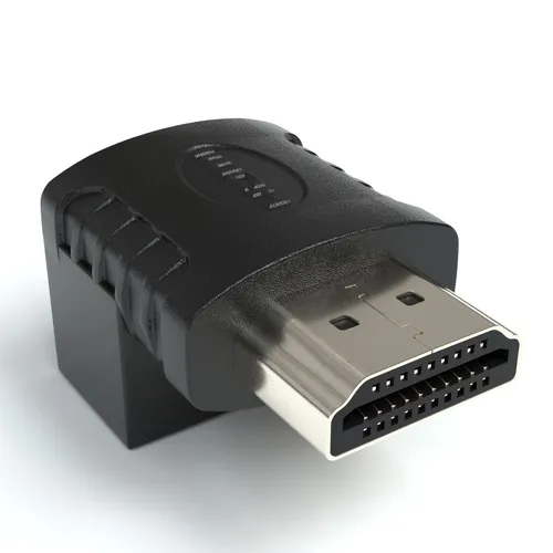 HDMI 270° Rechter Winkel Adapter | HDMI A Buchse zu Stecker rechtwinklig
