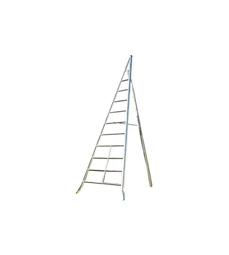 FACAL Agri Obstbaumleiter - Aluminium Steighilfe mit 3,5m Arbeitshöhe - Leitern für Gartenarbeit, ideal zum Beschneiden und Ernten mit 6 Sprossen für optimale Stabilität und Sicherheit.