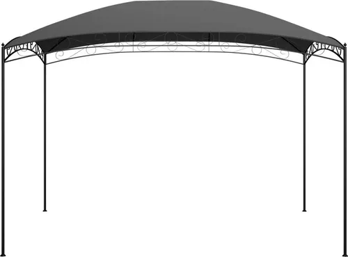 vidaXL Pavillon 3x4m - Robustes Gartenzelt für jeden Anlass - Gartenlauben - Trendiger Pavillon mit solider Stahlkonstruktion und PA-beschichtetem Dach für optimalen Schutz bei Outdoor-Events und sonnigem Wetter.