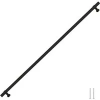 vidaXL Möbelgriffe T-Form 5 Stk. aus Edelstahl - Elegante Küchenschrankgriffe im Vintage-Design, ideal für eine stilvolle Aufwertung deiner Möbel. Maße: 480mm, in Schwarz und robustem Edelstahl.