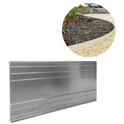 Boni-Shop Rasenkante Ultra Starke Alu Rasenkanten, Breite: 14 cm, 5 Stück - Beeteinfassungen mit ultra starken, stabilen Alu Rasenkanten, ideal für häufig genutzte Gartenbereiche. Langlebig, rostfrei und einfach zu montieren – perfekter Schutz für Ihre Beete und Rasenflächen.