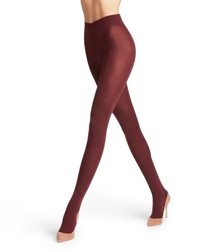 FALKE Damen Strumpfhose Softmerino W Ti, Rot Barolo 8596 in rot von FALKE