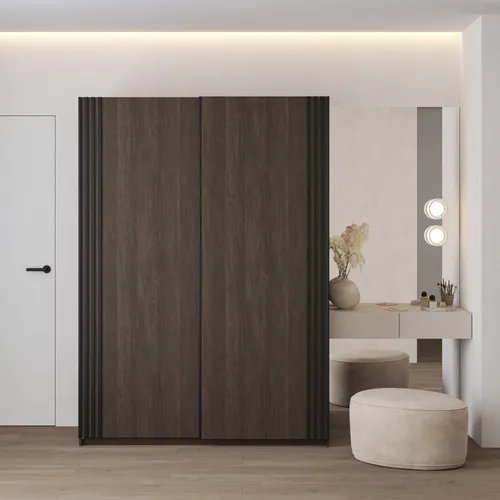 Kleiderschrank 150 cm DIMITRA mit Schiebetüren von VENETI