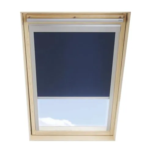 Dachfenster Verdunkelungsrollo kompatibel mit VELUX, Dunkelblau, für M06