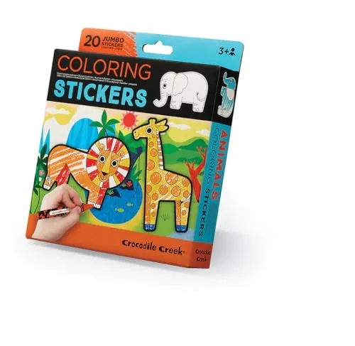 Crocodile Creek Farbsticker/Tier