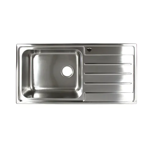 Einbauspüle 1000*500*215 mit Abtropffläche rechts