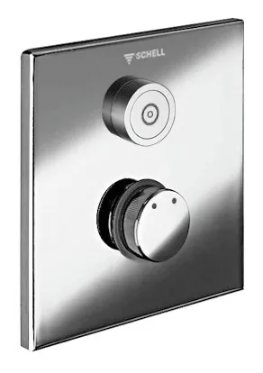 Schell Linus Unterputz-Dusche: Hochwertige Mischwassersteuerung - Edelstahl-Dusche mit CVD-Touch-Elektronik, ideal für moderne Badezimmer. Flexibel im Betrieb: sowohl Batterie als auch Netzbetrieb möglich.