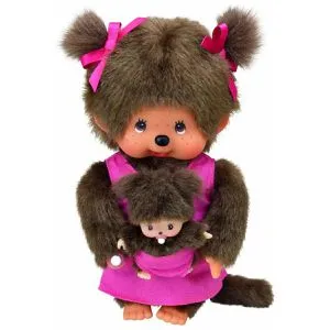 Monchhichi Mother Care Pink Girl, 20 cm