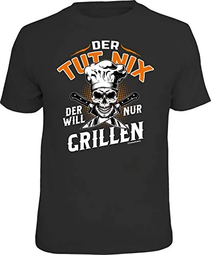 Männer Geschenk Grill BBQ T-Shirt: Der TUT nix