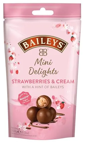 Baileys Pralinen Strawberry und Cream Mini Delights 102g in braun von Baileys