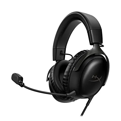 HyperX Cloud III Gaming-Headset – Kabellos für PC, PS5, Xbox Series X|S - Erlebe legendären Komfort und starken Sound mit abgewinkelten 53-mm-Treibern und Memory-Schaum. Das robuste Design und das kristallklare Mikrofon garantieren optimale Gaming-Sessions auf allen Plattformen.