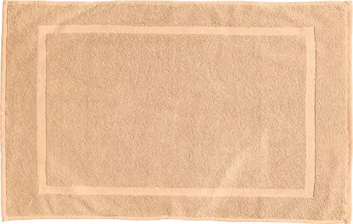 REDBEST Duschvorlage, Badteppich Chicago apricot Größe 50x80 cm - extra dick, weich, saustark und strapazierfähig (weitere Farben)