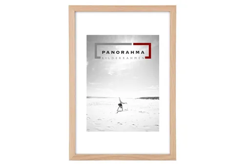 Panorahma Bilderrahmen Natur Bilderrahmen aus Eichenholz, Vollholz, Normalglas, für 1 Bilder, Eichenholz