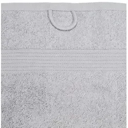 Julie Julsen Handtücher 1-Handtücher-Silber-Handtuch 50 x 100 cm, Baumwolle (1-St) silberfarben 50 cm x 100 cm