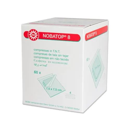 NOBA Nobatop 8 sterile Vliesstoffkompressen 4 von NOBAMED