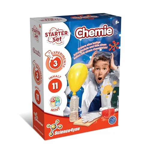Science4you Starterkit Chemie Wissenschaft Experimente für Kinder