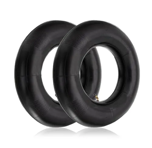 Uoimky Schlauch Reifen 4.8/4.00-8, 2 Stück Schlauch Schubkarren Schlauch für Sackkarrenrad Ersatzschlauch für Luftrad Innenschlauch Luftschlauch für HandWagen, Garten Wagen, Rasenmäher, Sackkarren