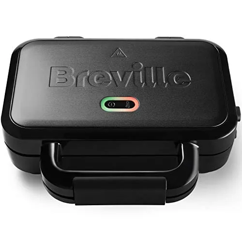 Breville Ultimate-Sandwichmaker mit extra tiefen Platten - Sandwichmaker mit 20 % mehr Füllvermögen für große, köstliche Sandwiches. Abnehmbare Platten für vielseitigen Einsatz als Waffeleisen.
