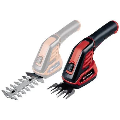 Einhell Akku-Gras und Strauchschere GC-CG 3,6 70 Li WT - Kabellose 2-in-1 Gartenpflege, mit 2,0 Ah Li-Ion Akku und einfach wechselbaren Messern