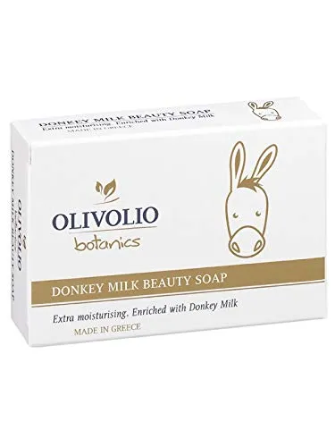 Olivolio botanics 100% Bio Eselsmilch Seife/Handseife ohne Mineralöl und Parabene - 100 g