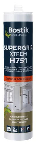 Bostik H751 Supergrip Xterm Montageklebstoff extrem stark Grau 450 g
