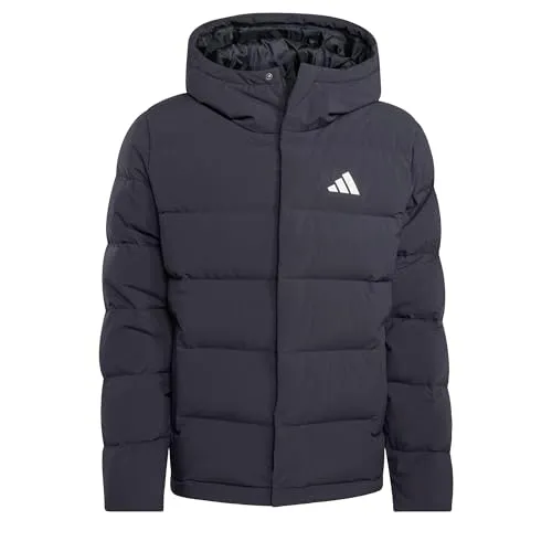 adidas Men's Helionic Climawarm Daunenjacke mit Kapuze - Schwarz 2XL - Funktionsjacke mit CLIMAWARM-Technologie für optimale Wärmeisolation, ideal für kalte Tage und aktive Outdoor-Aktivitäten.
