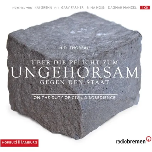 Hörbuch Hamburg Über die Pflicht zum Ungehorsam gegen den Staat (Henry David Thoreau, Deutsch) (8127677)
