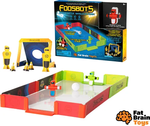 Fat Brain FOOSBOTS STADIUM BATTLE Robo-Fußball mit Stadion-Set