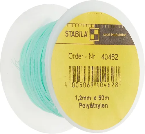 Stabila Maurerschnur TYPE PE Grün 50m Pflasterschnur Verlegeschnur Polyethylen