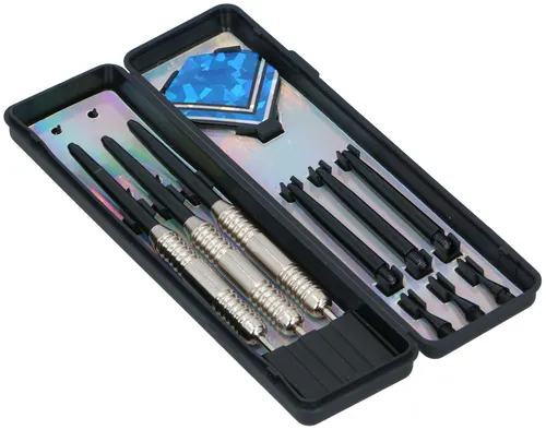 Dartset Komplettset mi Etui Dartpfeile Steeldarts Master Darts Zusatz Ersatz 3