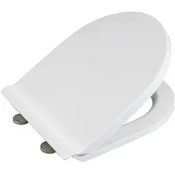 Wenko WC-Sitz Exclusive Nr.6 mit Absenkautomatik - Weiß - WC-Sitz aus Duroplast mit praktischer Absenkautomatik für sanftes Schließen, ideal für modernes Badezimmerdesign.
