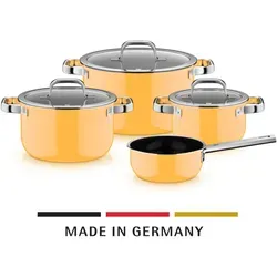 Fusiontec Mineral Pro, Topf-Set, 4-teilig, Mango Yellow