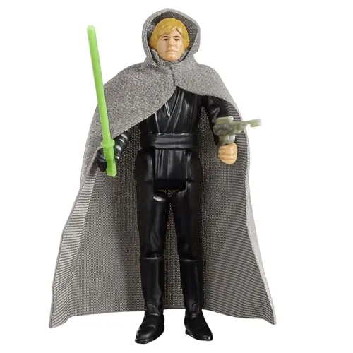 Star Wars Retro-Kollektion Luke Skywalker (Jedi Knight), 9, 5 cm große Action-Sammelfigur zu Wars: Die Rückkehr der Jedi-Ritter