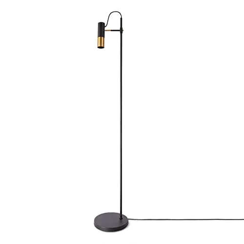Paco Home Höhenverstellbare Stehlampe - Standleuchte im eleganten Industrial Design aus robustem Metall, ideal für Wohnzimmer. Schwenkbare Lampe für individuelle Lichtgestaltung.
